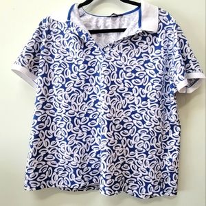 Womens Lands End Polo 1X